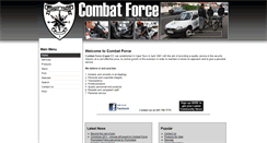 Desktop Screenshot of combatforce.co.za